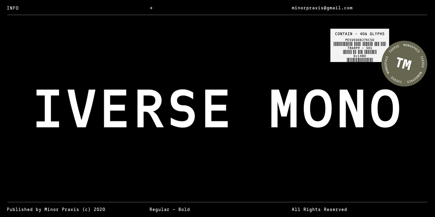 Iverse Mono Font